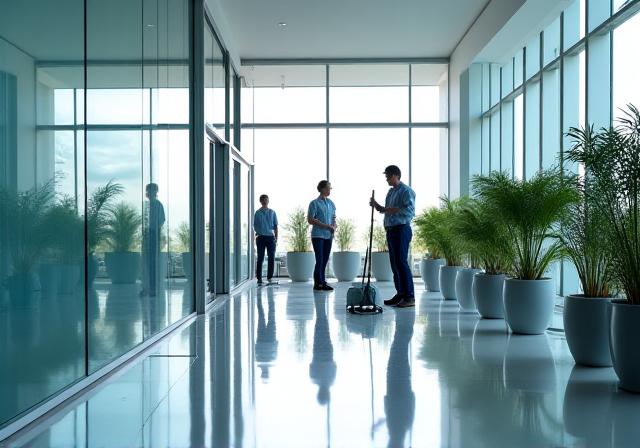 Limpieza de oficinas corporativas de alto nivel